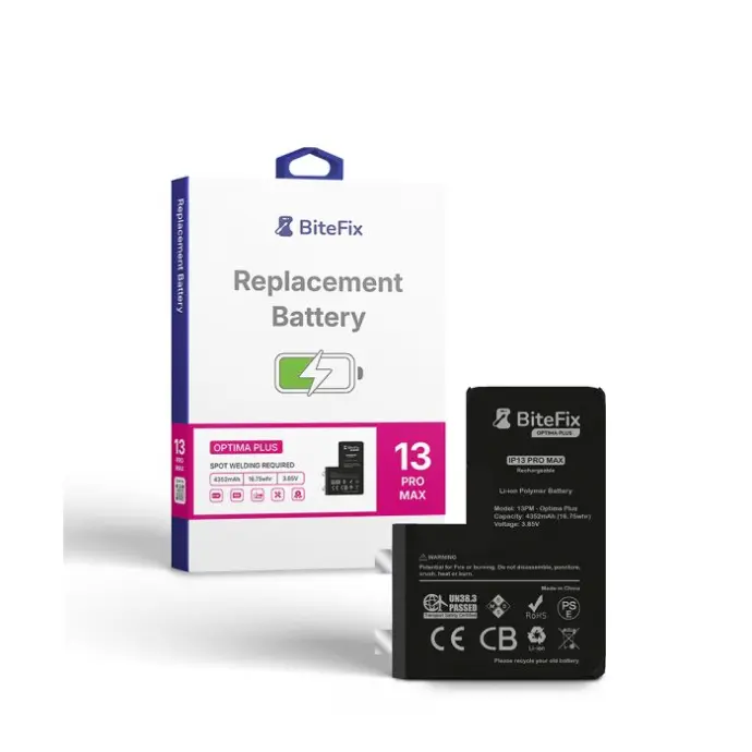 BATERIA BITEFIX IPHONE OPTIMA PLUS SIN FLEX BMS 13 PRO MAX